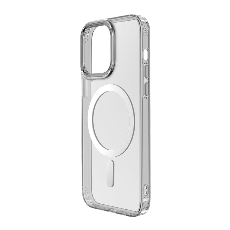 Suitable for iPhone15ProMax transparent thin magnetic soft case