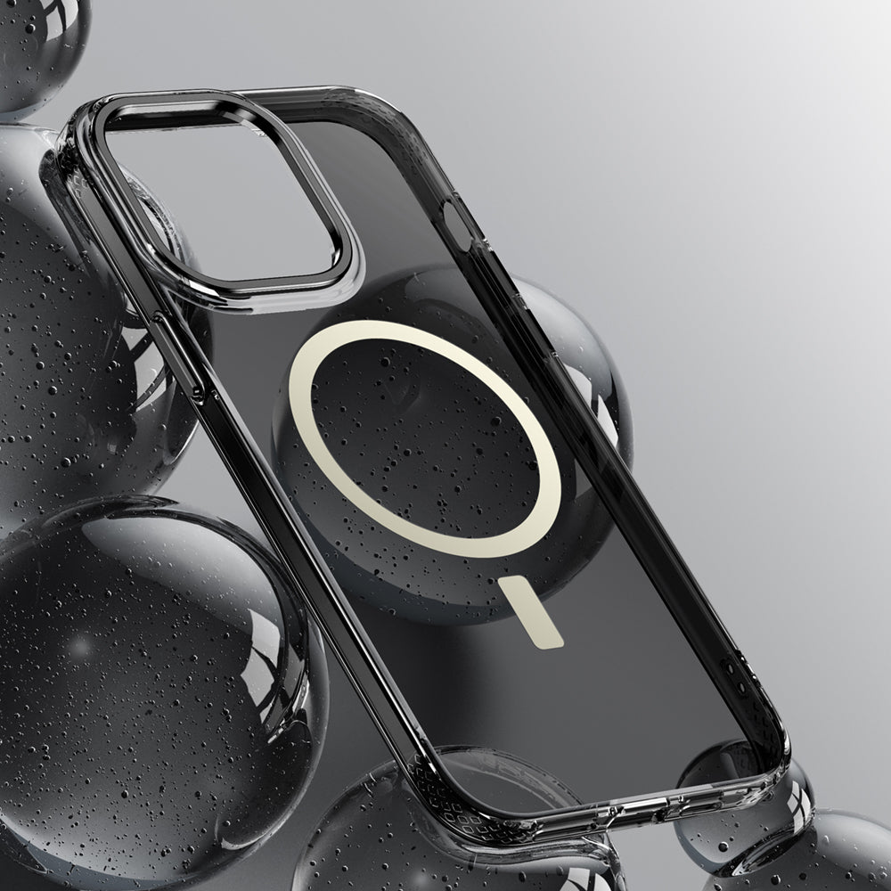 Suitable for iPhone15ProMax transparent magnetic hard case