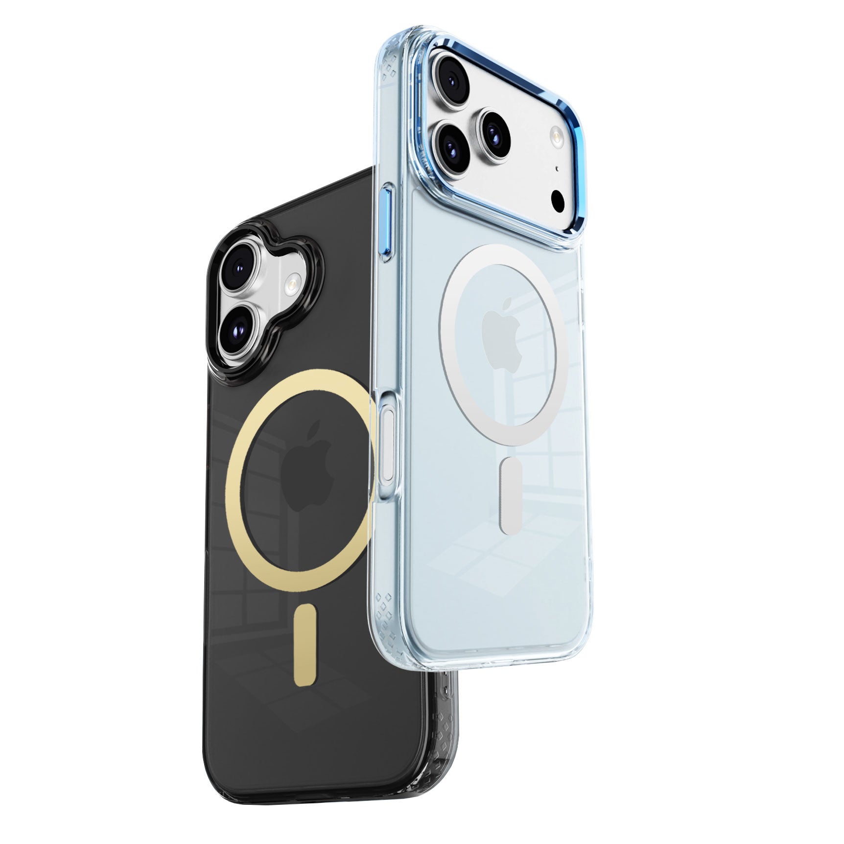 Suitable for iPhone 17 series transparent magnetic protective case