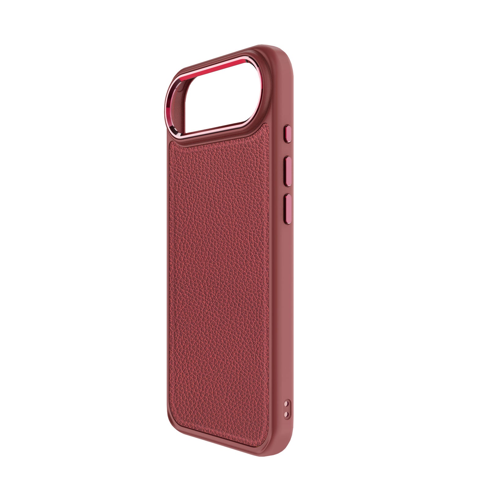 Suitable for iPhone 17 series plain leather protective case